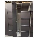 (2) Filing Cabinet with Side Coat Storage