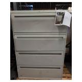 4-Drawer Metal Lateral File Cabinet