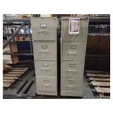 (2) Hon 4-Drawer Legal File Cabinet