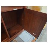 Desk with Overhead Storage