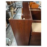 Desk with Overhead Storage