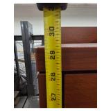 Wood Filing Cabinet with Hutch