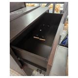 Dark Wood Cabinet and Drawers