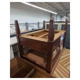 (3) Side Tables and (1) Book Shelf