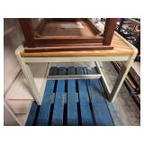 (3) Side Tables and (1) Book Shelf