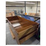 (2) Wooden Book Shelves