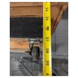 Cabinet On Casters With Under Storage