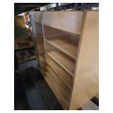 Industrial Multi-Tier Wooden Shelf