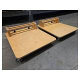 (2) Community Playtime Wooden Rollers