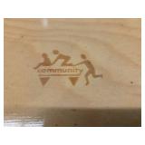 (2) Community Playtime Wooden Rollers