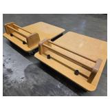 (2) Community Playtime Wooden Rollers