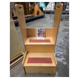 Safety Wood Products Kids Step Stool, Kids White board.