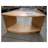 Curved Shelf and Rolling Box