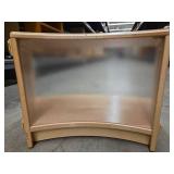 Curved Shelf and Rolling Box