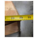 Curved Shelf and Rolling Box