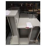 Commercial Metal Display Units - Set of 3