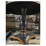 Traditional Round Pedestal Side Table