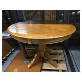Traditional Oak Pedestal Dining Table and Restaurant Style Table