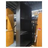 6-Shelf Metal and Wood Display Case