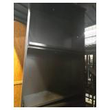 6-Shelf Metal and Wood Display Case