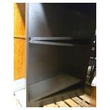 6-Shelf Metal and Wood Display Case