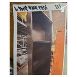 6-Shelf Metal and Wood Display Case