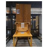 Wooden Storage Cabinet and 2 Side Tables