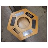 Wooden Kids Round Side Table, Wooden Kids Sensory Table