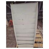 Contemporary Display Shelving Unit with Metal Base