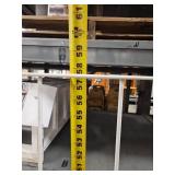 Contemporary Display Shelving Unit with Metal Base