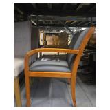 (3) Linen Dining Chairs Set