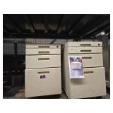 Set of 3 Filing Cabinets