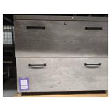 Grey 2 Drawer Lateral Filing Cabinet