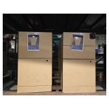 (2) Maple Under The Desk File Cabinets