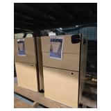 (2) Maple Under The Desk File Cabinets