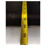 Dark Wood Display Cabinet with Lock