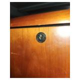 Mid-Century Wood Cabinet Set