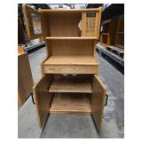 Wood Play Kitchen Set with Microwave and Stove