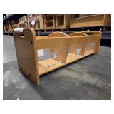 (2) Wooden Shelf Unit by Kaplan