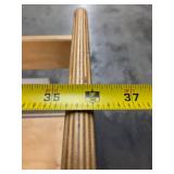 (2) Wooden Shelf Unit by Kaplan