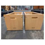 (2) Kaplan Magazine Storage Box