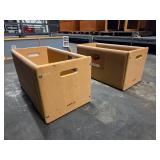 (2) Kaplan Magazine Storage Box