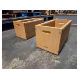 (2) Kaplan Magazine Storage Box