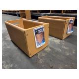 (2) Kaplan Magazine Storage Box