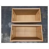 (2) Kaplan Magazine Storage Box