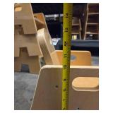 (4) Kaplan Early Learning Wooden Chair
