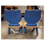 (3) Kaplan Chairs and (2) Cat Chairs