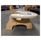 Jonti Craft Kids Chair With Tray and (2) Jonti Craft Chairs