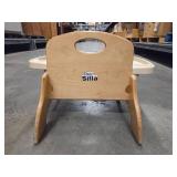 Jonti Craft Kids Chair With Tray and (2) Jonti Craft Chairs