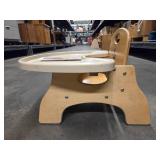 Jonti Craft Kids Chair With Tray and (2) Jonti Craft Chairs
